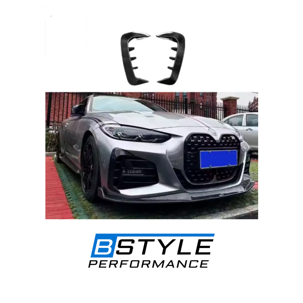 BMW 4 Series G22 Carbon Fiber Front Vent Air Vents