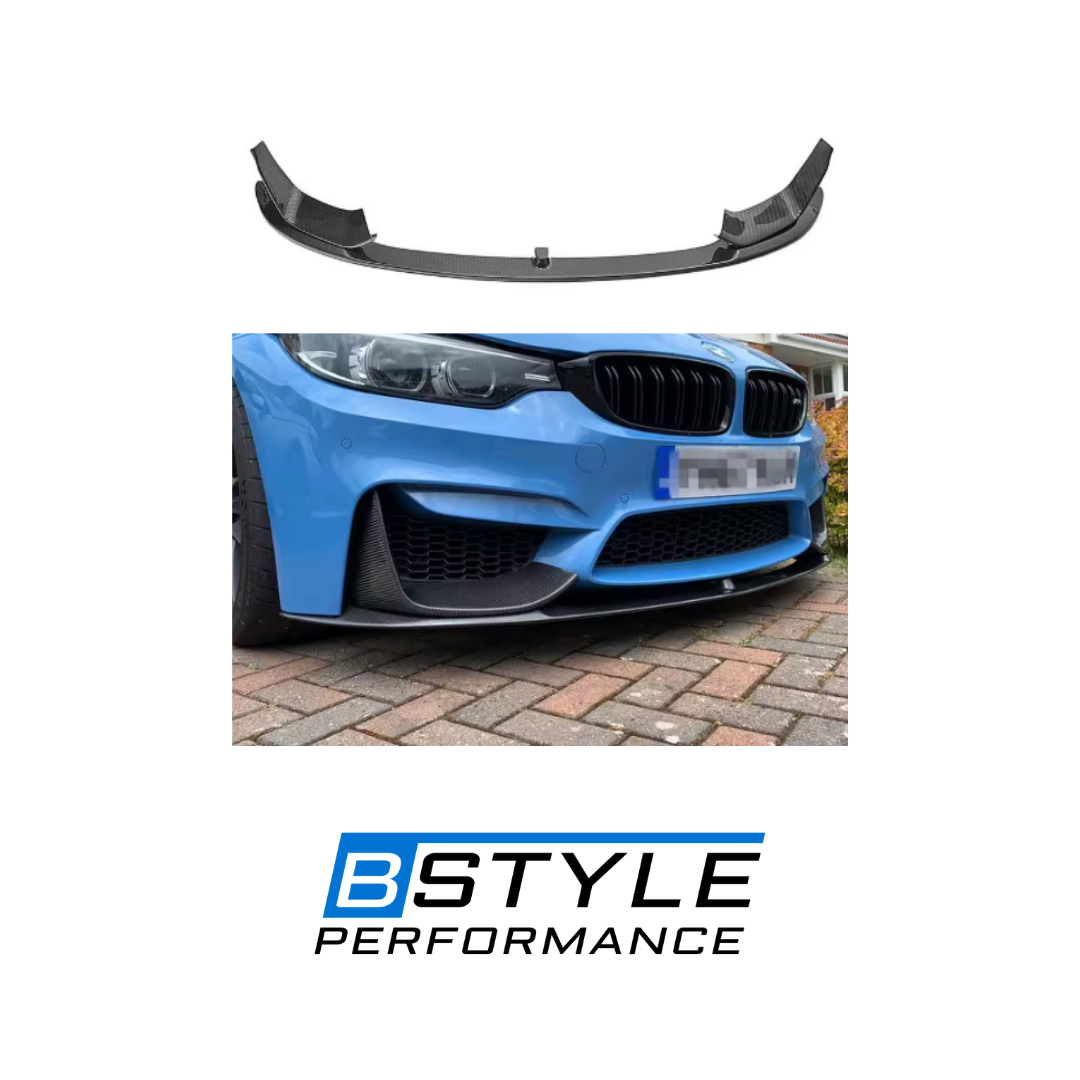 BMW F80 M3 / F82 M4 Carbon Fiber Front Bumper Lip Splitter