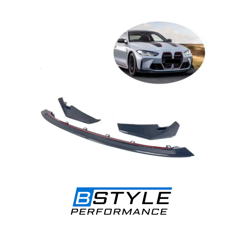 BMW G80 M3 / G82 M4 Dry Carbon Fiber Front Lip Splitter Conversion Kit