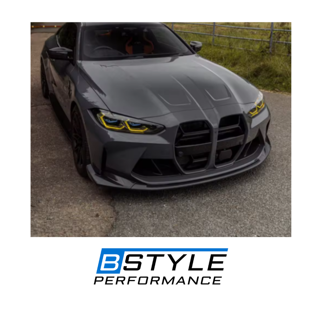 BMW G80 M3 / G82 M4 Dry Carbon Fiber Front Lip Splitter Conversion Kit