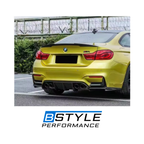 BMW M3 F80 M4 F82 V-Style Dry Carbon Fiber Rear Bumper Diffuser