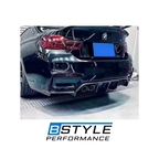 BMW M3 F80 M4 F82 V-Style Dry Carbon Fiber Rear Bumper Diffuser