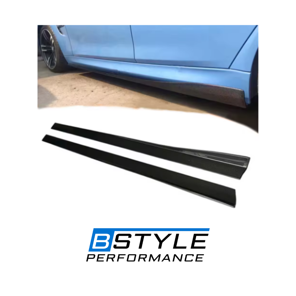 BMW F80 M3 / F82 M4 R-Style Carbon Fiber Side Skirts Conversion Kit