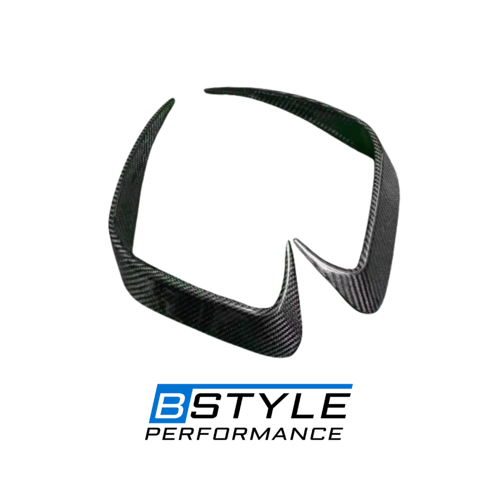 BMW 3 Series G20 Carbon Fiber Rear Bumper Fins & Vent Trim
