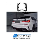 BMW 3 Series G20 M Sport Carbon Fiber Rear Bumper Vent Trim 2019–2022