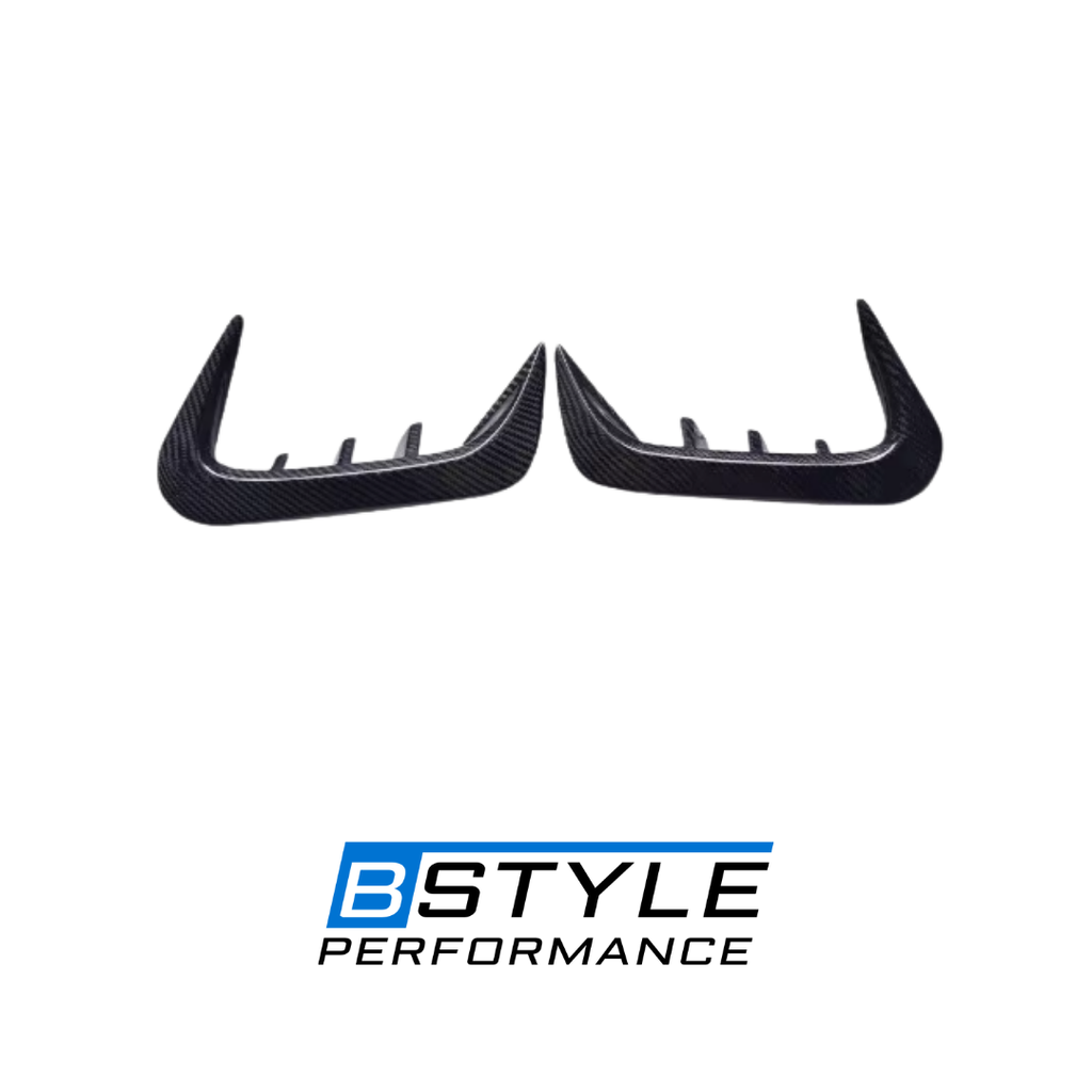 BMW 3 Series G20 M Sport Carbon Fiber Rear Bumper Vent Trim 2019–2022