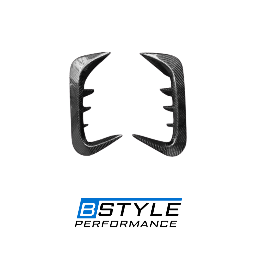 BMW 3 Series G20 M Sport Carbon Fiber Rear Bumper Vent Trim 2019–2022