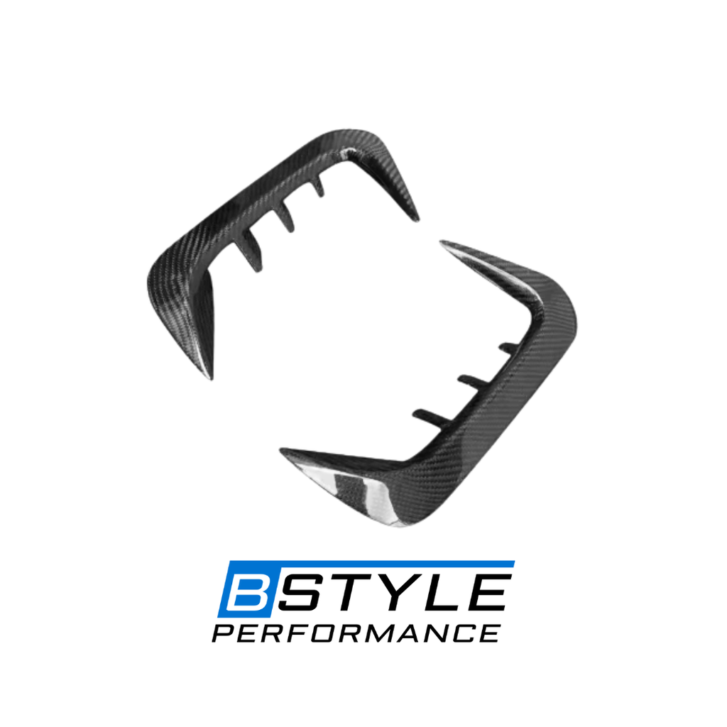 BMW 3 Series G20 M Sport Carbon Fiber Rear Bumper Vent Trim 2019–2022