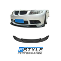 BMW 3 Series E90/E92/E93 M3 HM Style Carbon Fiber Front Lip Splitter