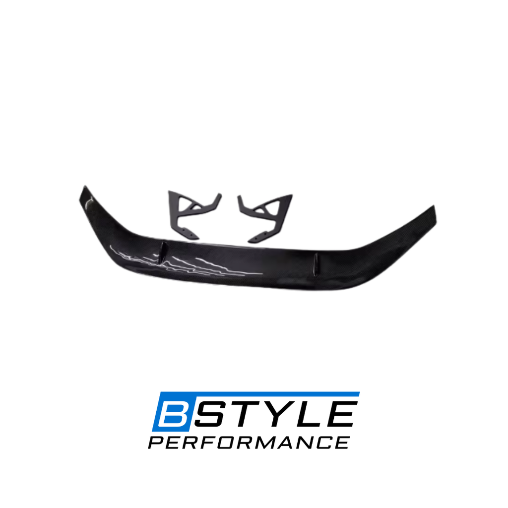 For BMW M3 G80 / M4 G82 AD R2 Style Carbon Fiber Big GT Wing / Spoiler - Adjustable Large Rear Wing for M3/M4 Competition Models