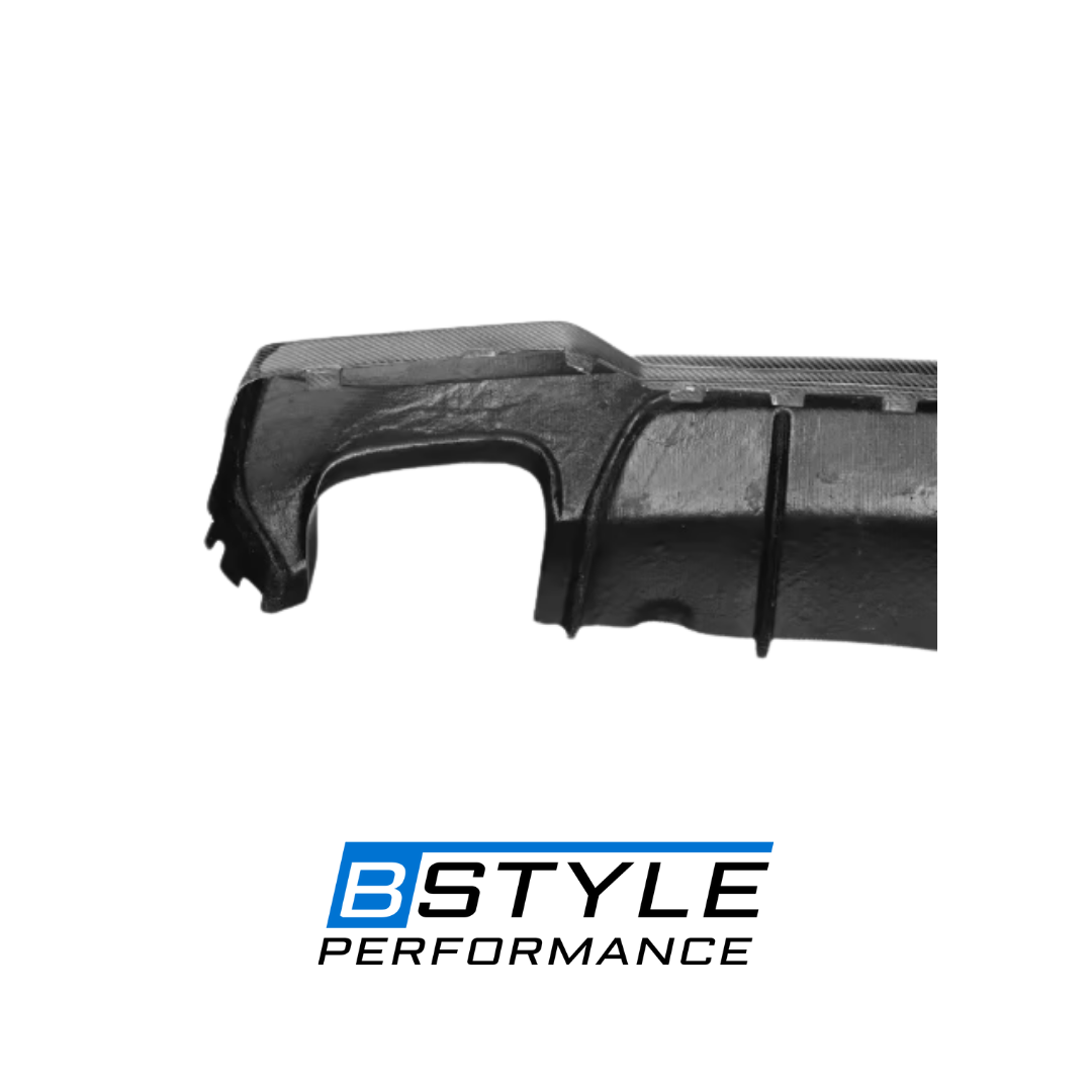 BMW 4 Series G22 Carbon Fiber Rear Diffuser with F1 Style Light – M Sport