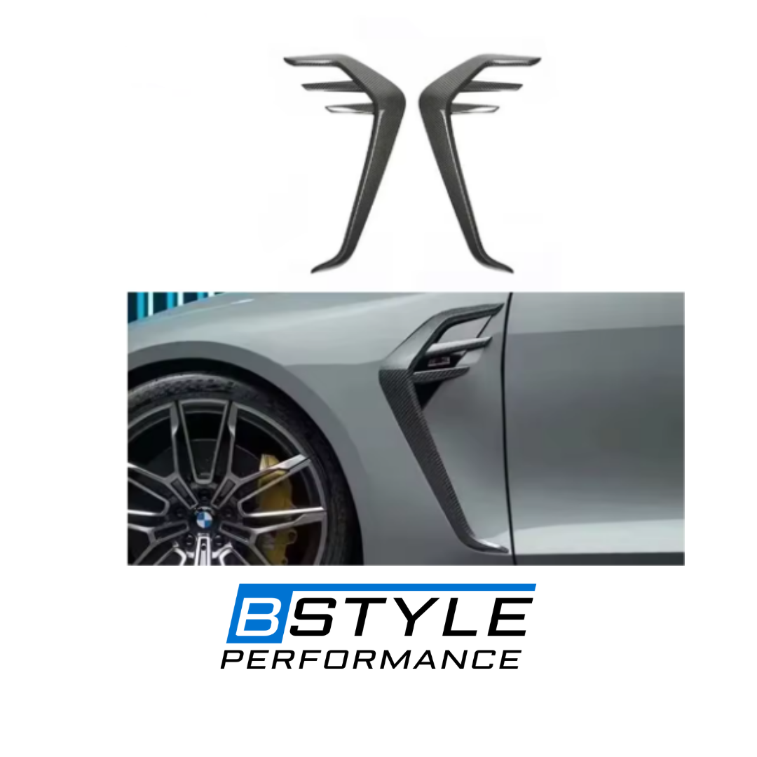 BMW M3/M4 G80/G82 Dry Carbon Fiber Side Door Front Vent Trims