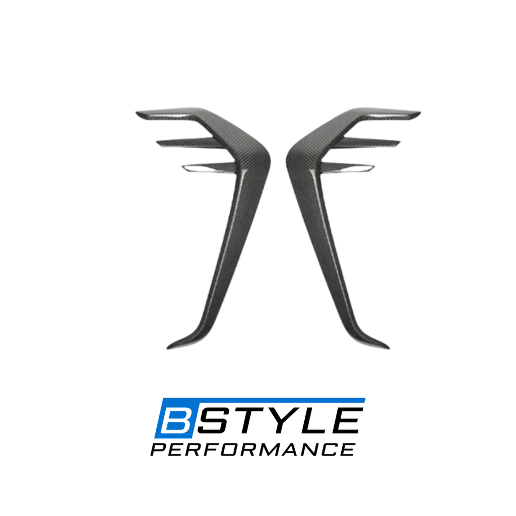 BMW M3/M4 G80/G82 Dry Carbon Fiber Side Door Front Vent Trims