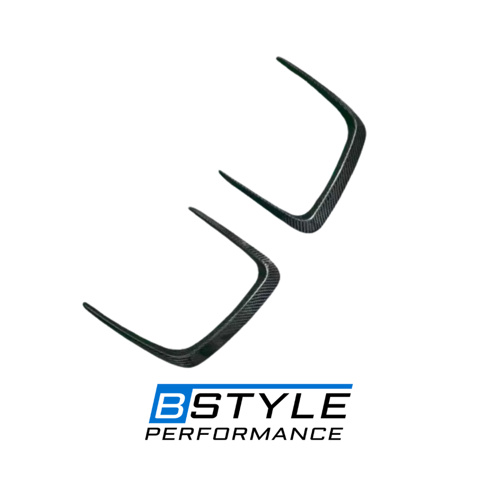 BMW G80 M3 / G82 M4 Dry Carbon Fiber Front Engine Air Vent Trims for Hood