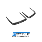 BMW G80 M3 / G82 M4 Dry Carbon Fiber Front Engine Air Vent Trims for Hood