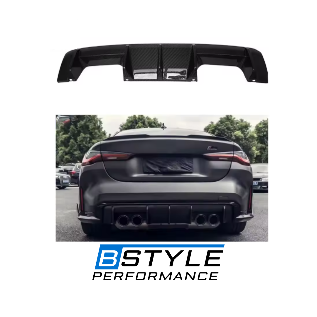 BMW M3/M4 G80/G82/G83 Dry Carbon Fiber Rear Diffuser Conversion Kit