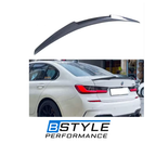 BMW 3 Series G20/G80 M3 2020+ Dry Carbon Fiber M4-Style Rear Trunk Lip Spoiler