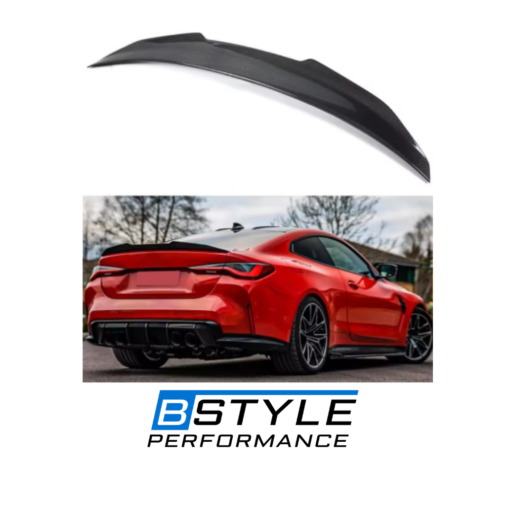BMW 3 Series G20 G80 M3 Dry Carbon Fiber PSM-Style Rear Trunk Lip Spoiler
