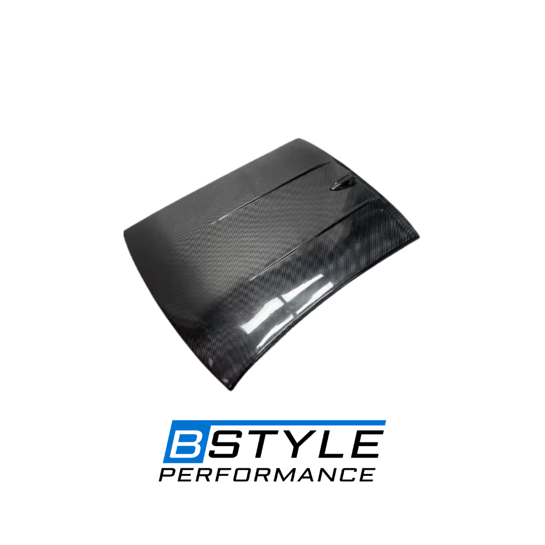 BMW 4 Series G22 Carbon Fiber Roof Cover & Shark Fin Antenna Set – 2Pcs