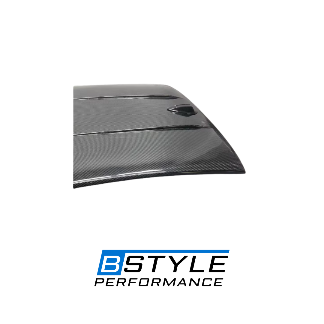 BMW 4 Series G22 Carbon Fiber Roof Cover & Shark Fin Antenna Set – 2Pcs