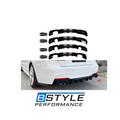 BMW 3 Series F30 Rear Bumper Diffuser Conversion Kit with F1 Light