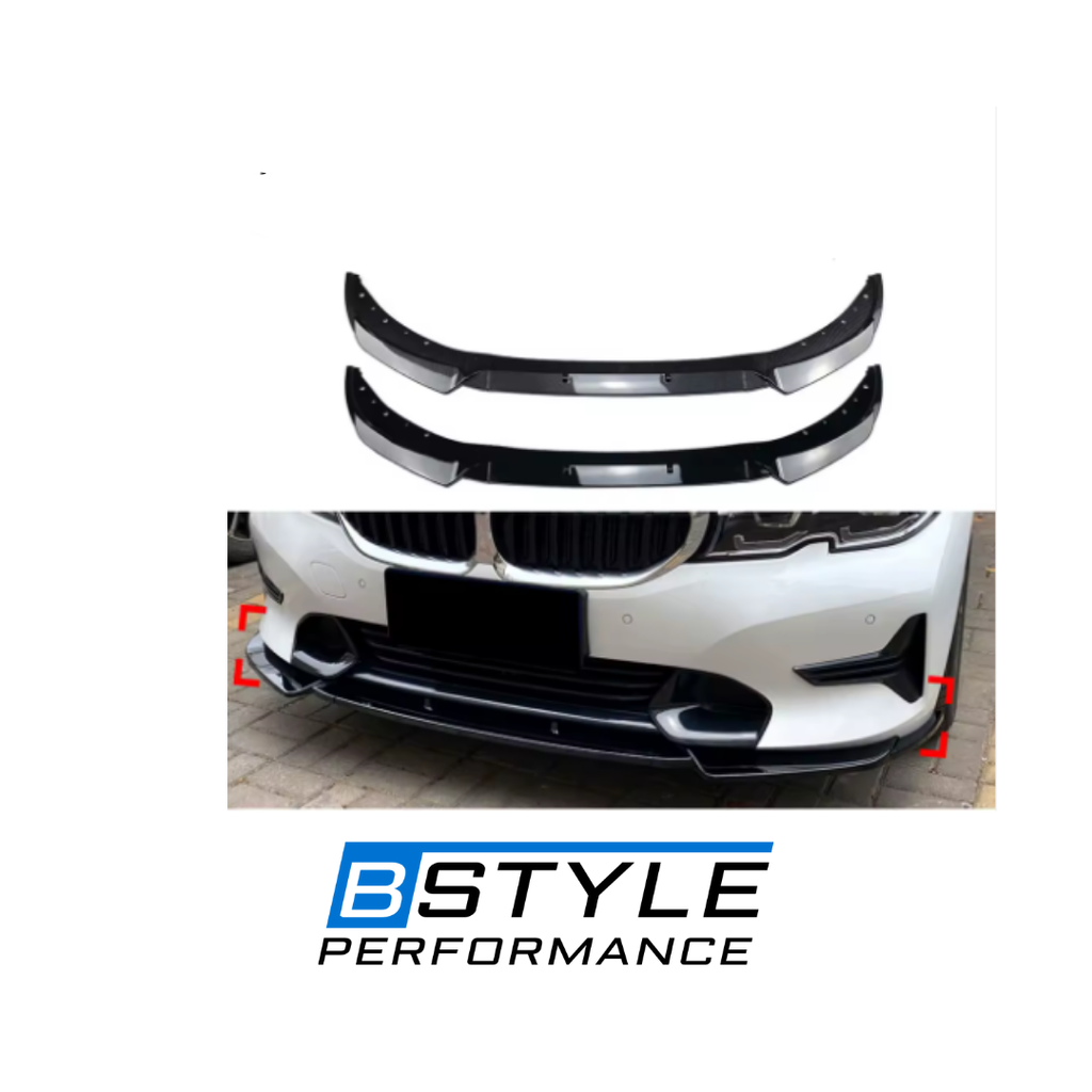 BMW 3 Series G20 G21 2019-2022 Front Bumper Lip Splitter Kit