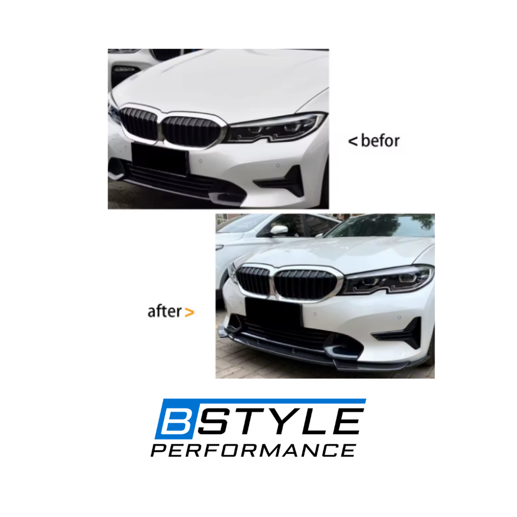 BMW 3 Series G20 G21 2019-2022 Front Bumper Lip Splitter Kit