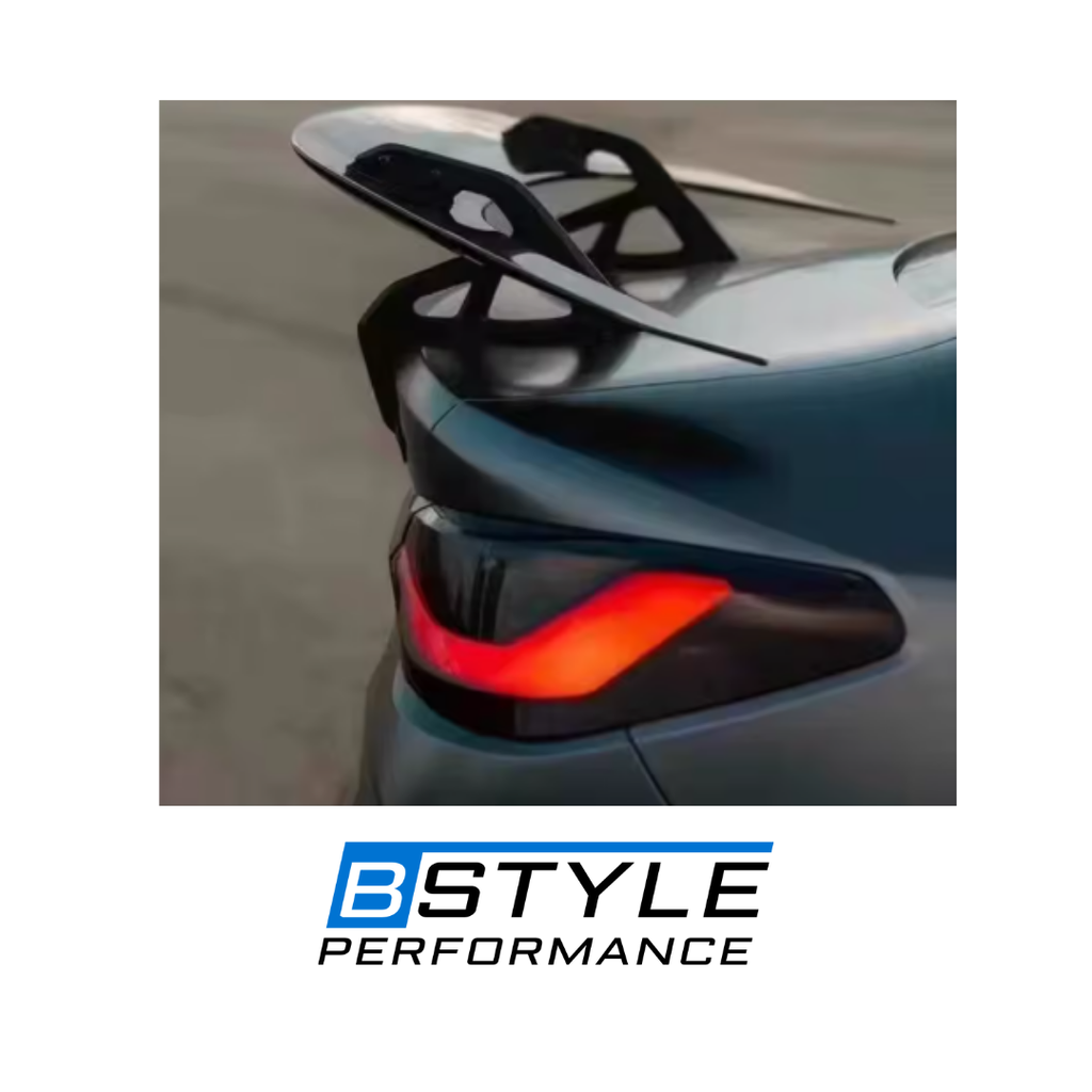 For BMW M3 G80 / M4 G82 AD R2 Style Carbon Fiber Big GT Wing / Spoiler - Adjustable Large Rear Wing for M3/M4 Competition Models