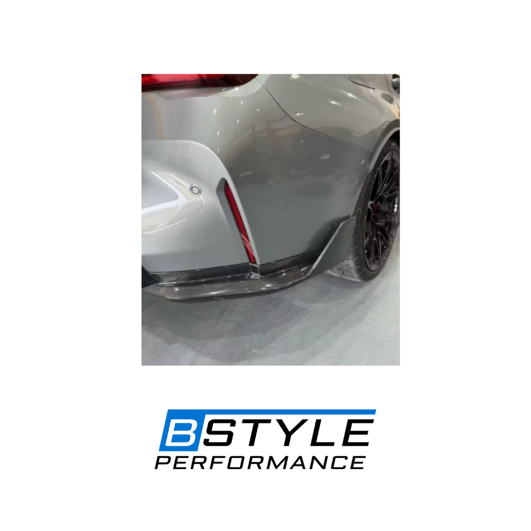 BMW G80 M3 MP Style Dry Carbon Fiber Rear Lip Corner Protector