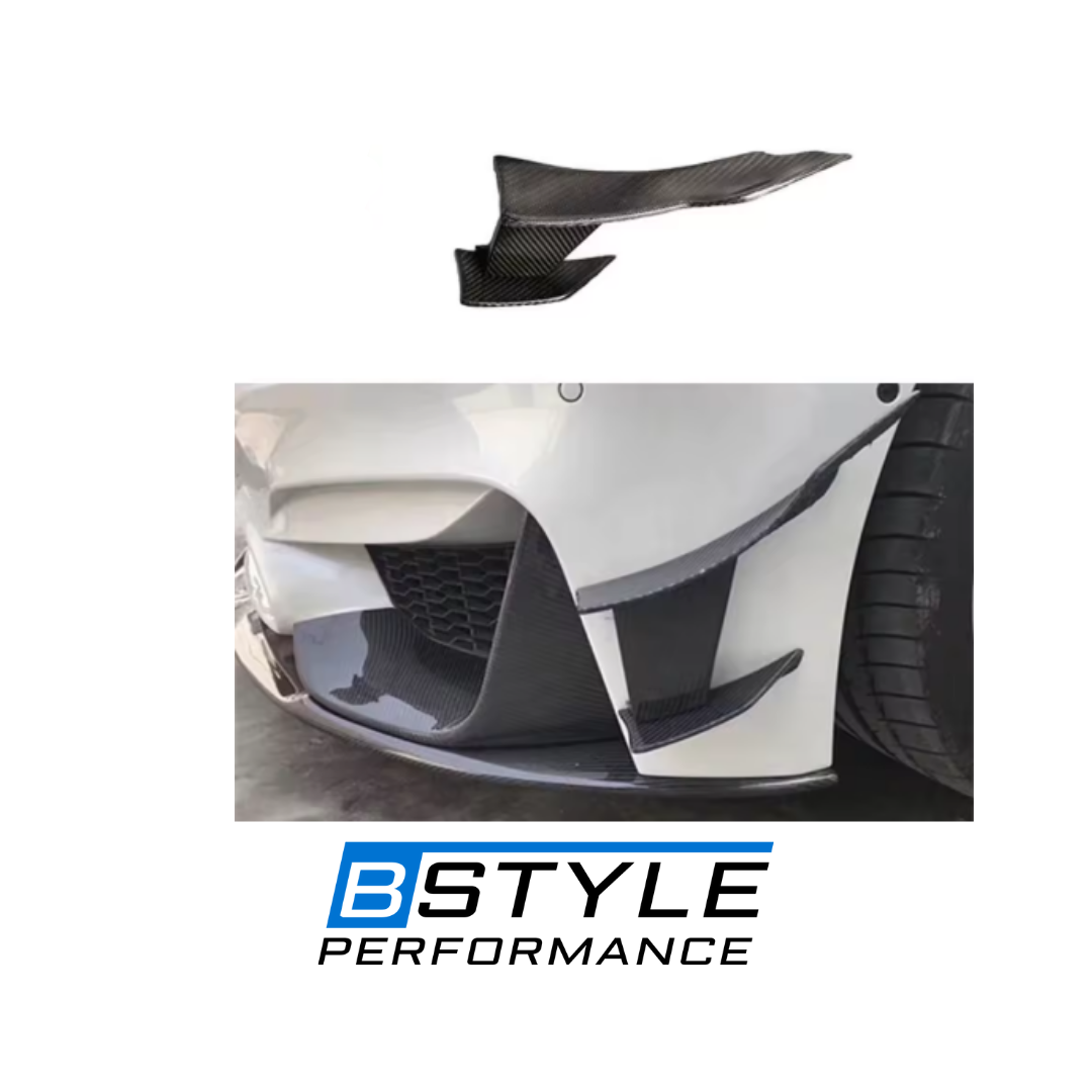 BMW M3 F80 / M4 F82 MAD Style Carbon Fiber Front Canards