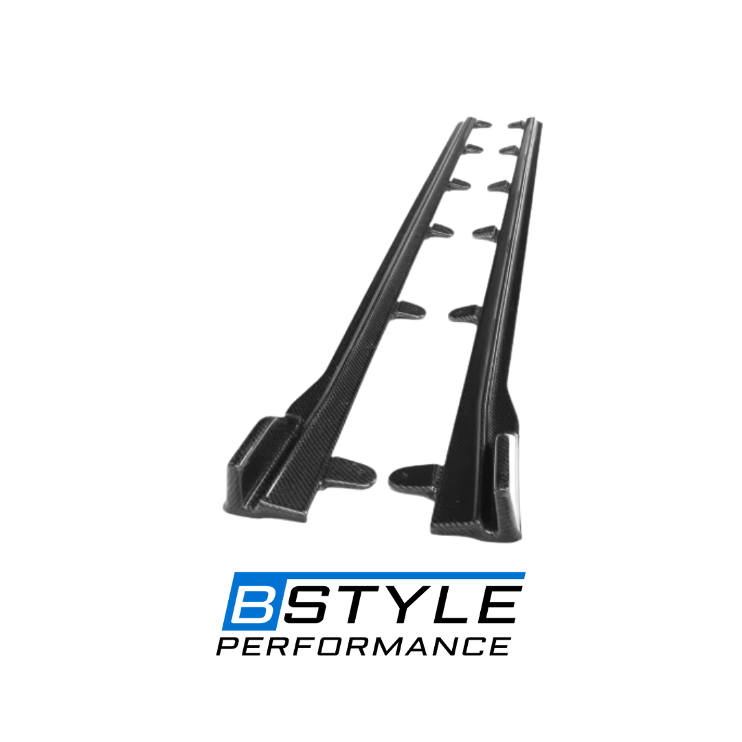 BMW 4 Series G22 Carbon Fiber Rear Side Skirts