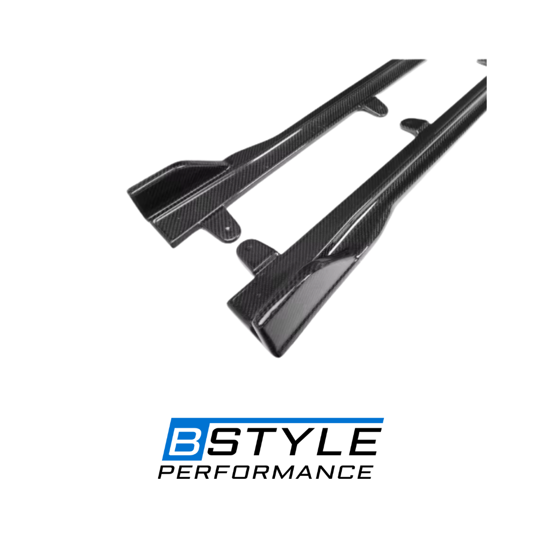 BMW 4 Series G22 Carbon Fiber Rear Side Skirts