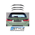 BMW 3 Series G21 G81 M3 Touring Blade Style Real Carbon Fiber Roof Spoiler