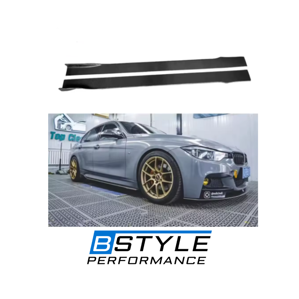 BMW 3 Series F30 Carbon Fiber Side Skirt Conversion Kit