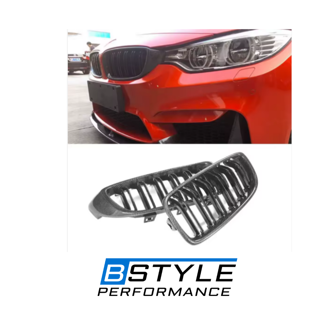 BMW 4 Series F32/F33/F36 & M3 F80 / M4 F82/F83 Carbon Front Kidney Grille