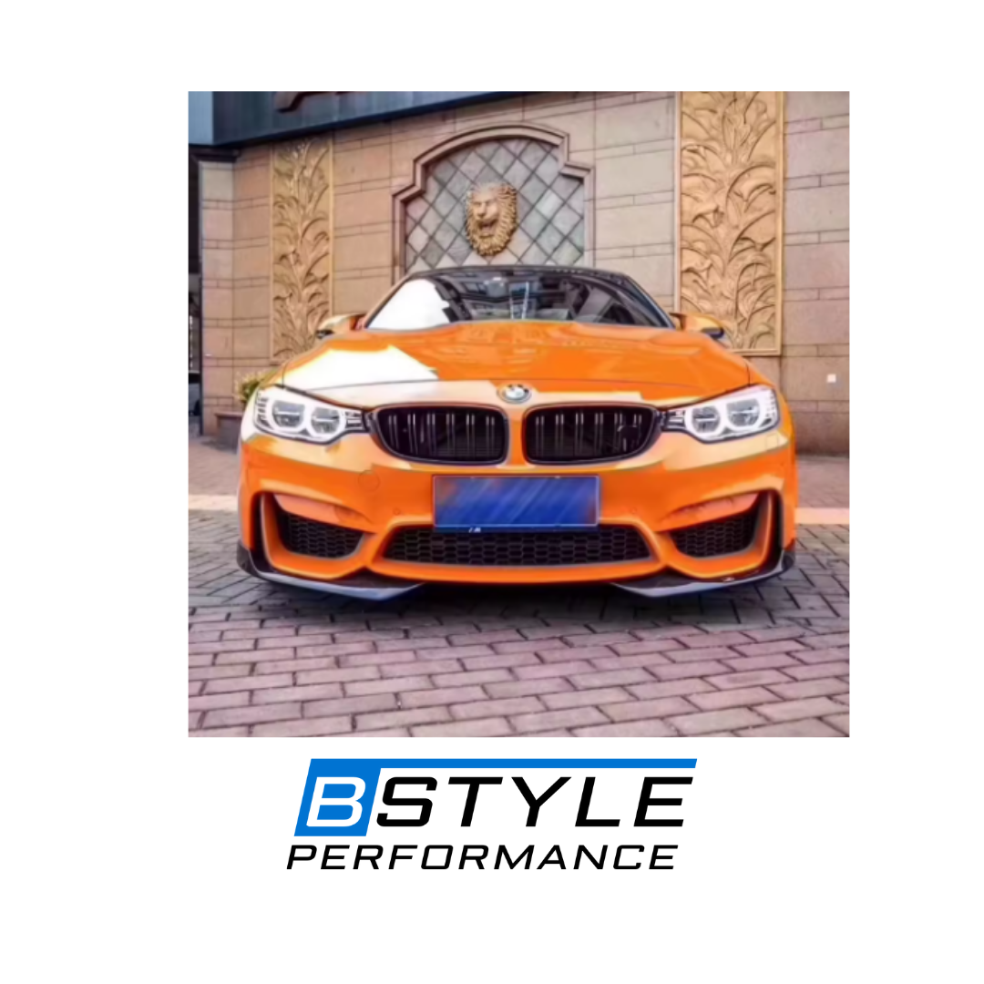 BMW F80 M3 F82 F83 M4 Real Carbon Fiber Dual Slat Front Kidney Grilles