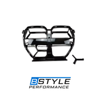 BMW G80 M3 G82 G83 M4 CSL-Style Gloss Black Front Kidney Grille