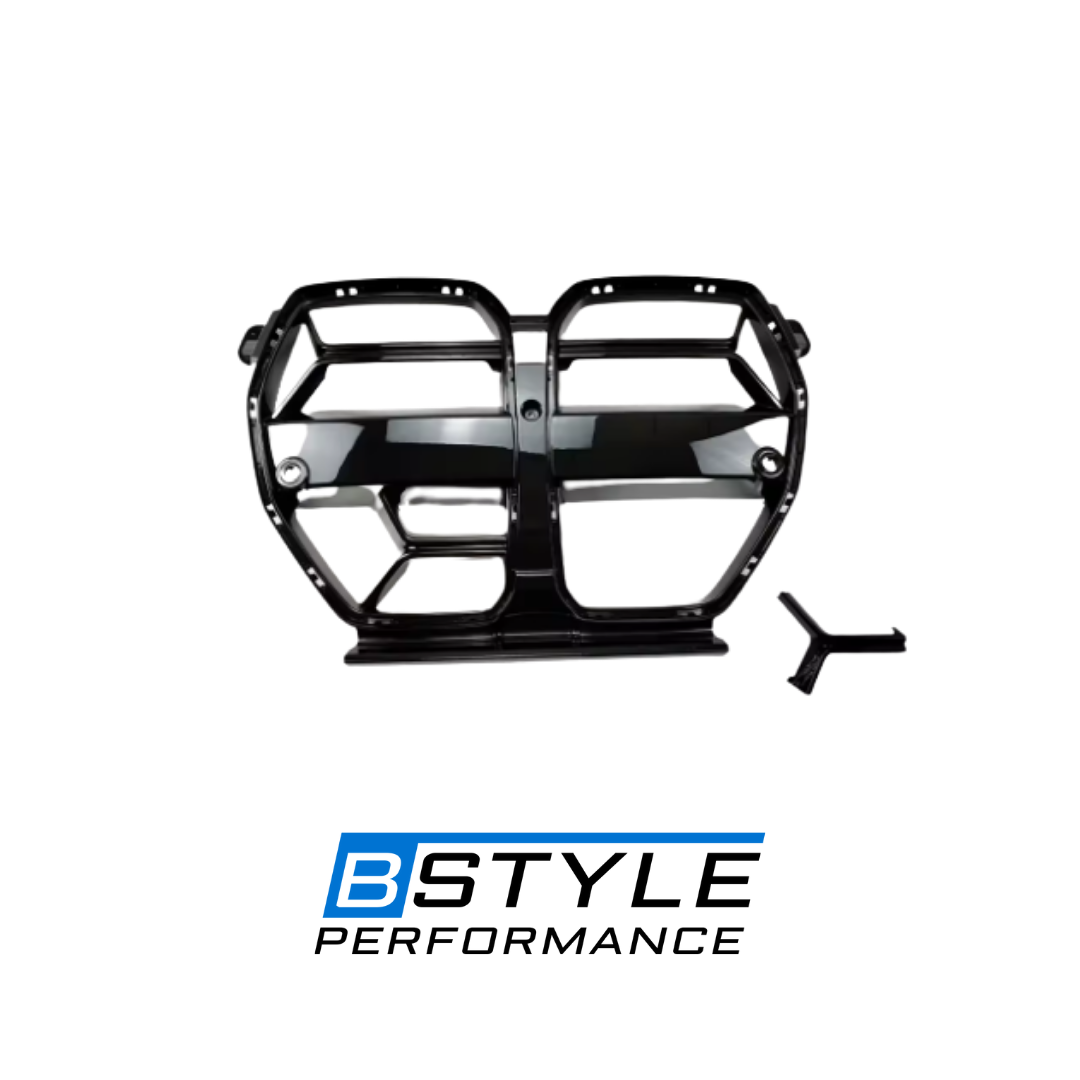 BMW G80 M3 G82 G83 M4 CSL-Style Gloss Black Front Kidney Grille