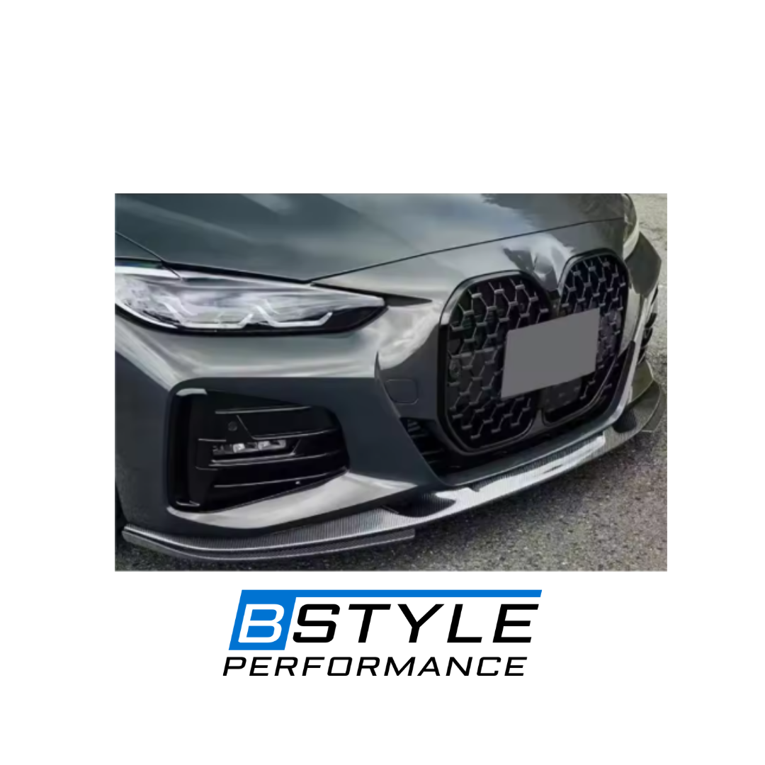 BMW 4 Series G22/G23/G26 3D Style Carbon Fiber Front Lip Splitter