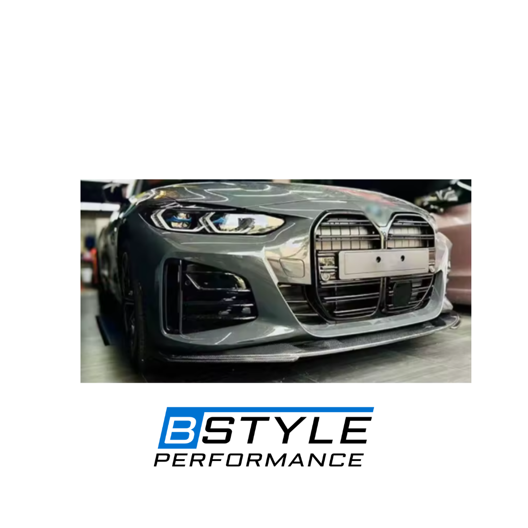 BMW 4 Series G22/G23/G26 3D Style Carbon Fiber Front Lip Splitter