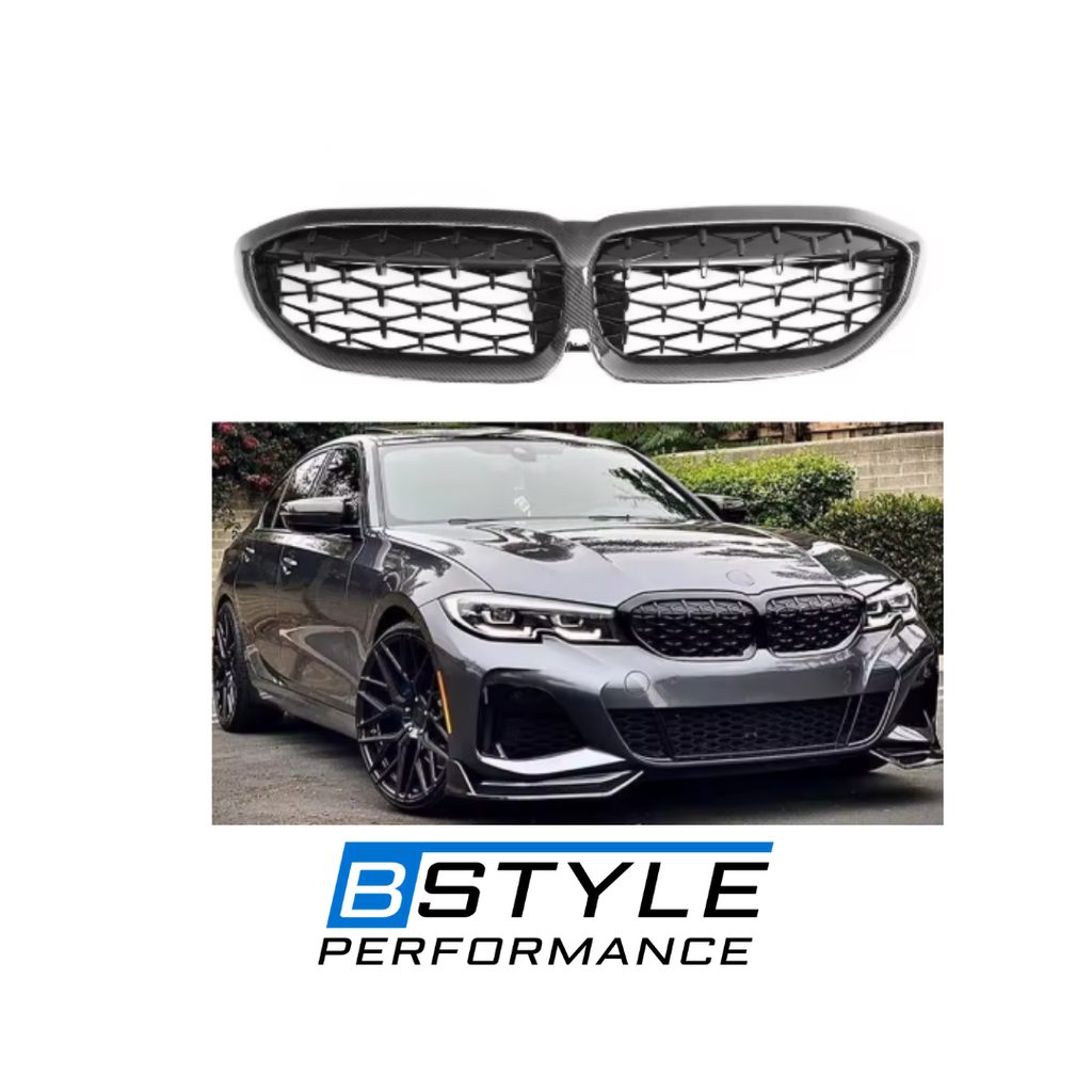 BMW 3 Series G20/G21 Pre-LCI Carbon Fiber Front Kidney Grille