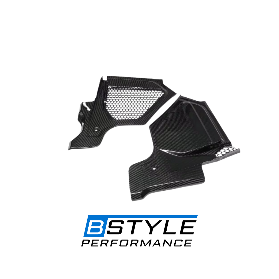 BMW M3 G80 / M4 G82 Dry Carbon Fiber Engine Compartment Mesh Panel