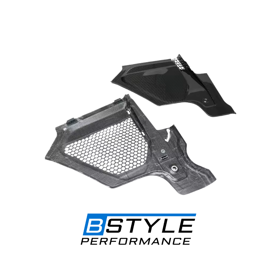 BMW M3 G80 / M4 G82 Dry Carbon Fiber Engine Compartment Mesh Panel