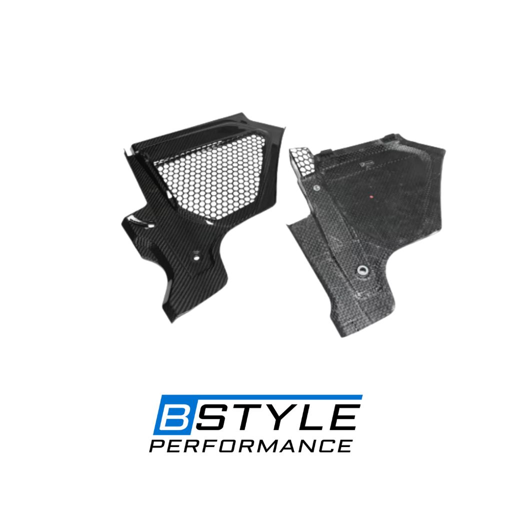 BMW M3 G80 / M4 G82 Dry Carbon Fiber Engine Compartment Mesh Panel