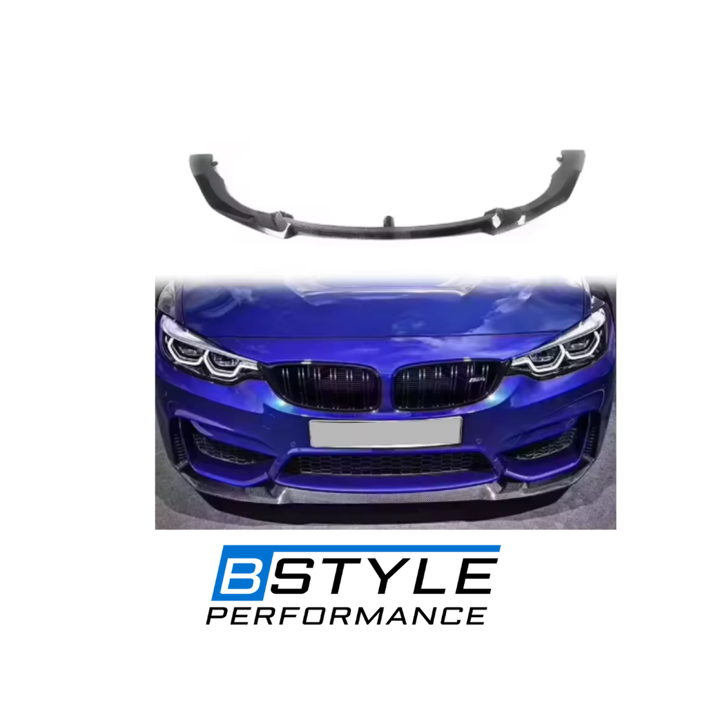 BMW F80/F82 M3/M4 CS Style Carbon Fiber Front Lip Splitter