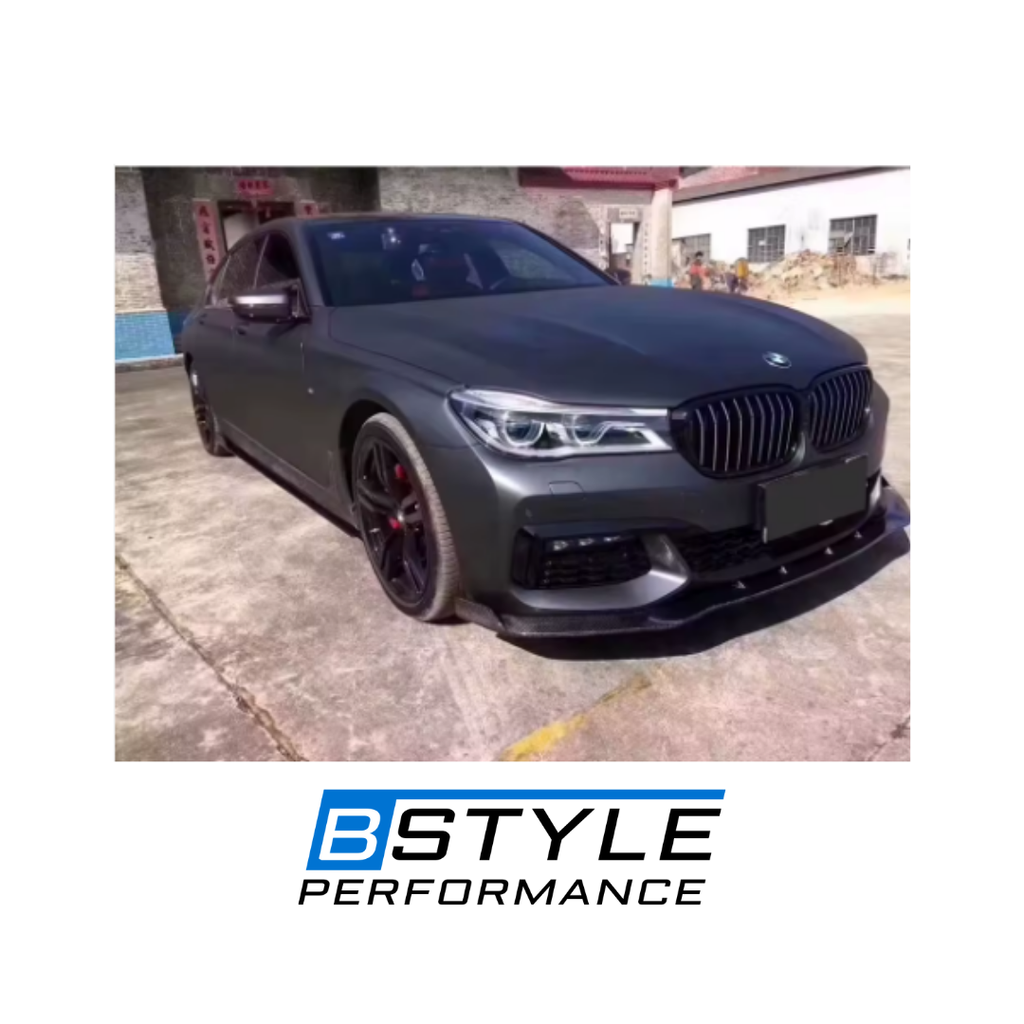 BMW 7 Series G11/G12 M Sport Carbon Fiber Front Bumper Lip