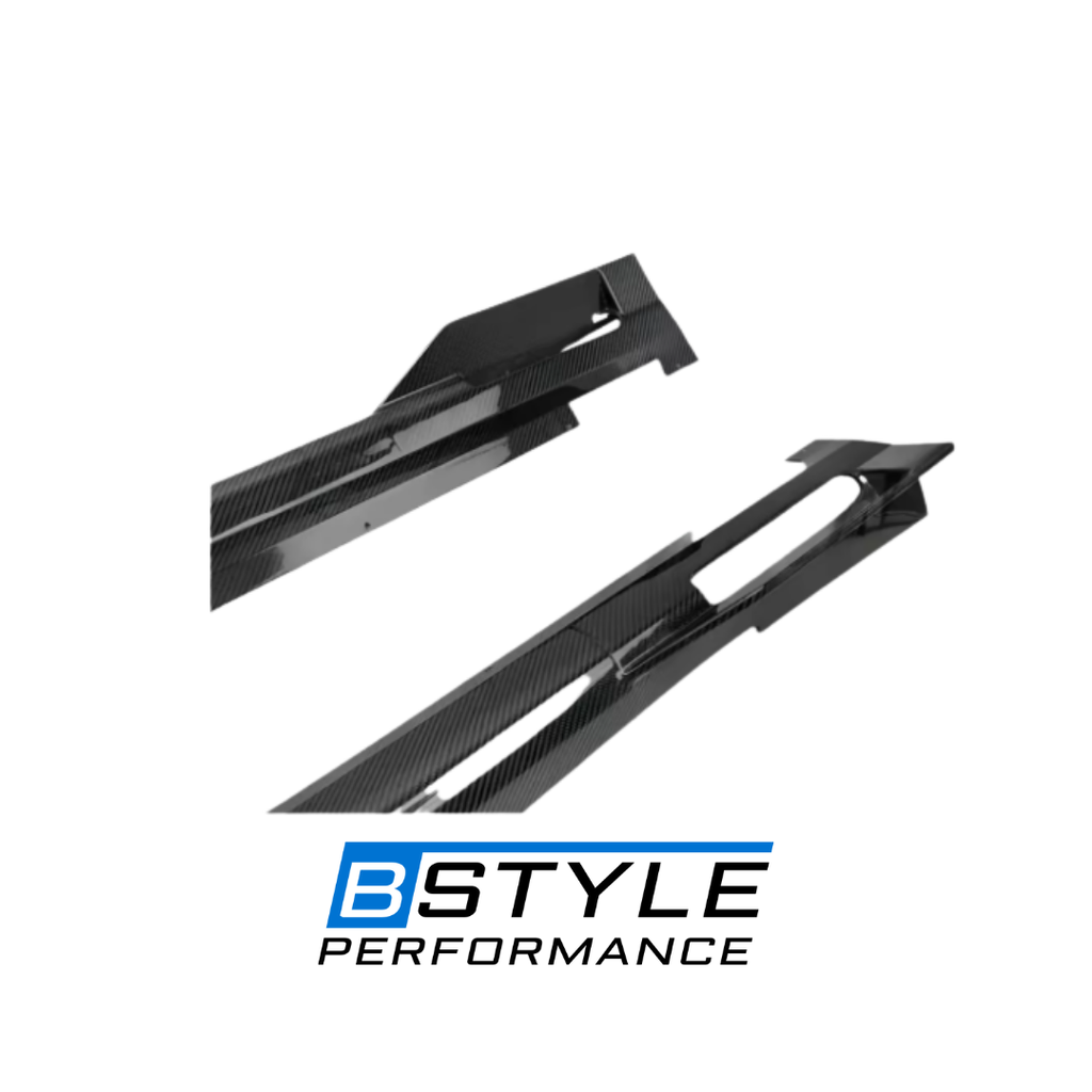 BMW 7 Series G70 MSY Style Dry Carbon Fiber Side Skirts