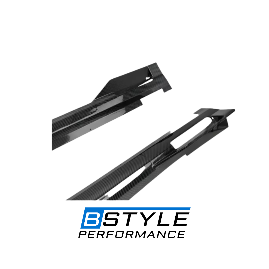 BMW 7 Series G70 MSY Style Dry Carbon Fiber Side Skirts