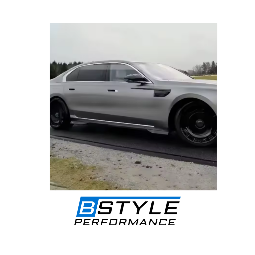 BMW 7 Series G70 MSY Style Dry Carbon Fiber Side Skirts