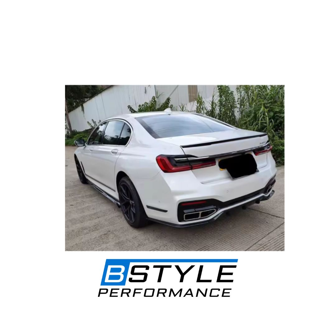 BMW 7 Series G11 G12 Carbon Fiber Side Skirt Extension Trims